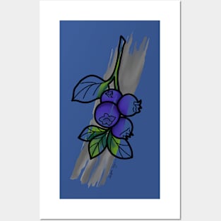 Blueberry Art Posters and Art